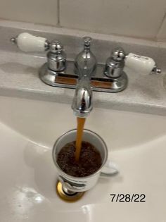Housatonic Water Works Co. faucet runs brown
